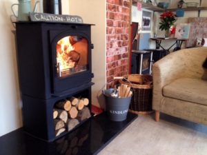 how to start a fire in a wood burning stove